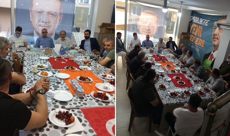Türk Bayrağı’nı sofra bezi yapacak kadar alçalan AKP zihniyeti
