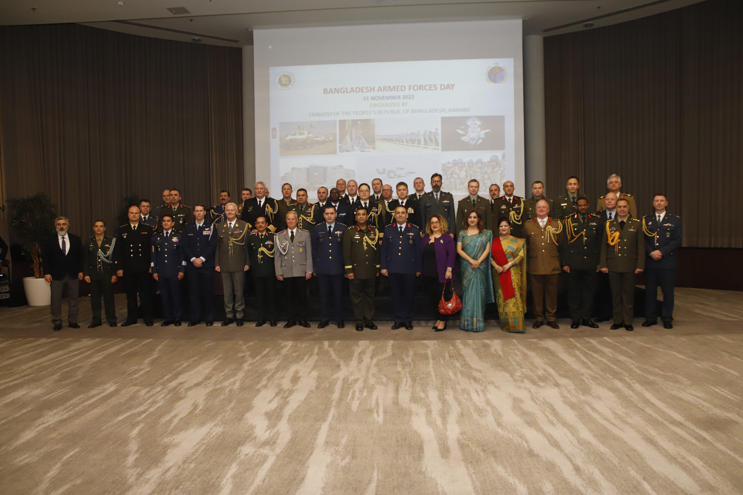 Türkiye'de Bangladeş Silahlı Kuvvetler Günü Kutlama Mesajı Yayınladı