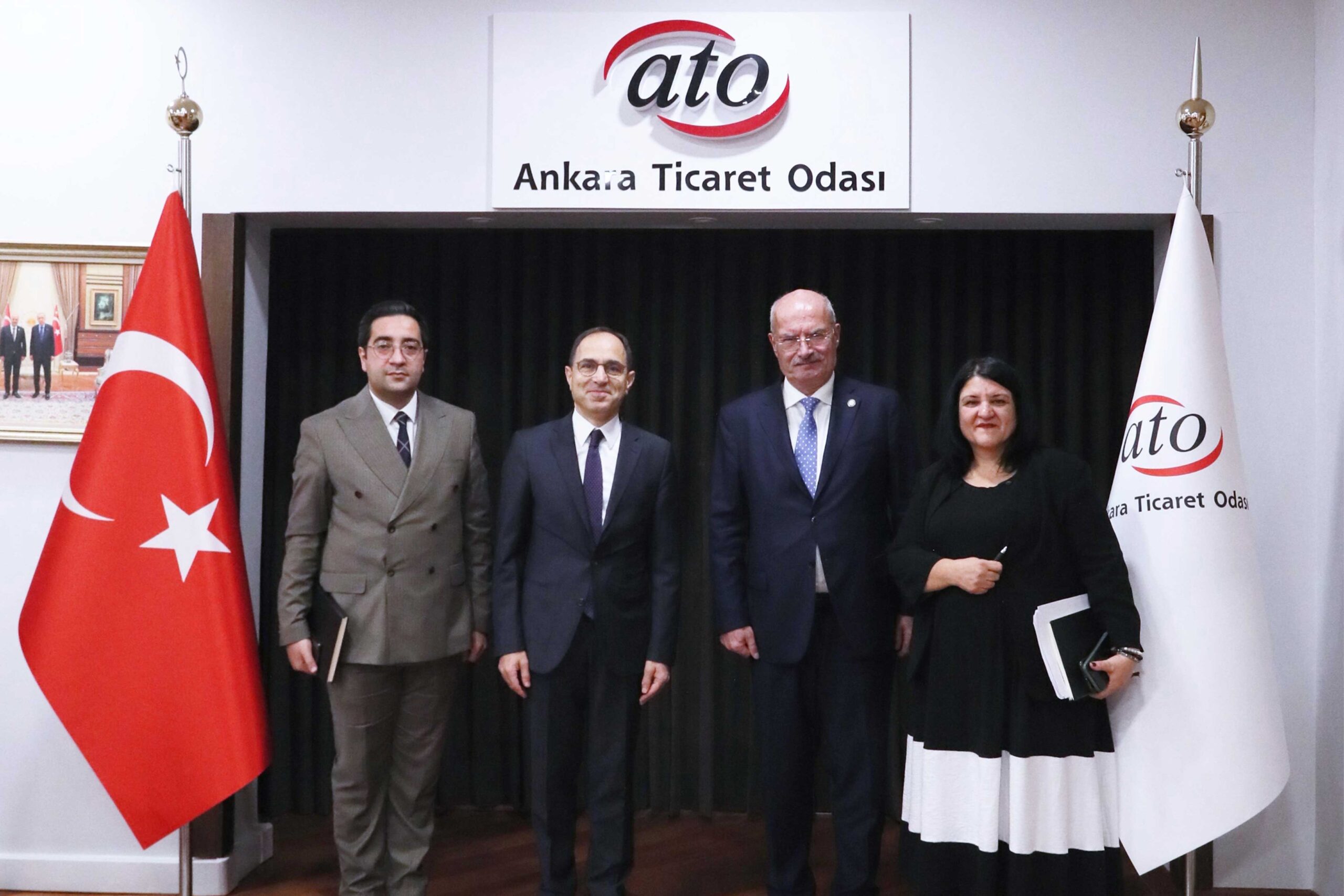 Türkiye’nin Moskova Büyükelçisi Bilgiç, ATO Başkanı Baran’ı Ziyaret Etti