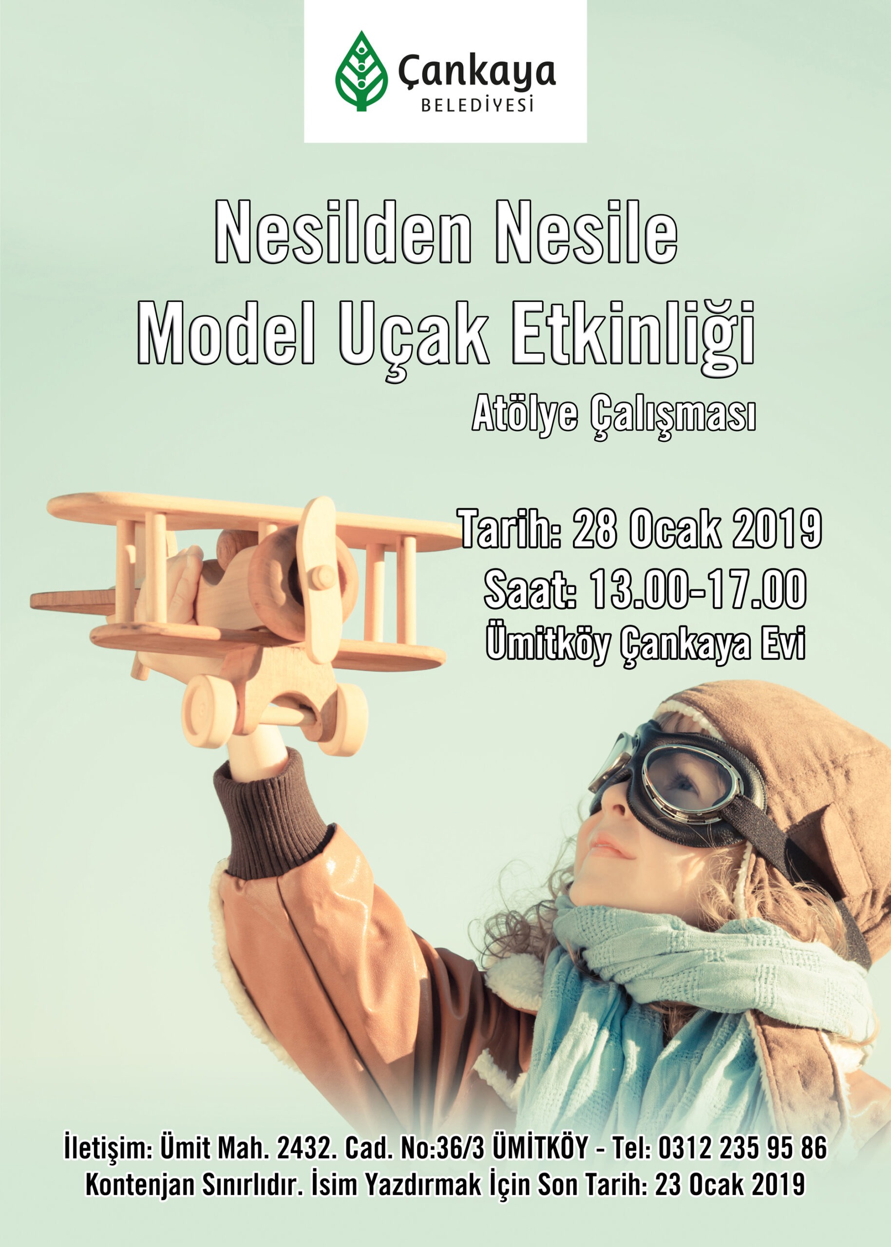 ÜMİTKÖY’DE NESİLDEN NESİLE MODEL UÇAK ETKİNLİĞİ