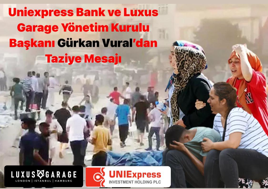 UNİEXPRESS BANK’TAN TAZİYE MESAJI