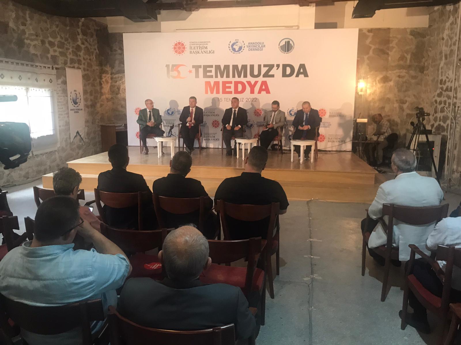 15 TEMMUZ MEDYA PANELİ DÜZENLENİYOR