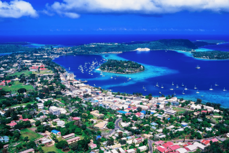 Ada ülkesi Vanuatu açıklarında
