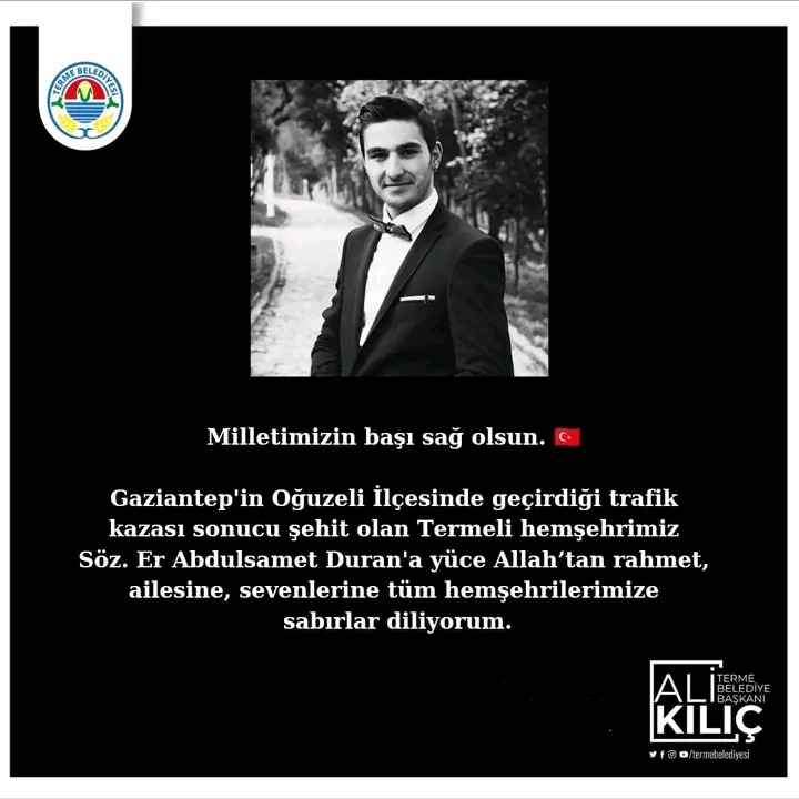 Başkan Ali Kılıç : “Milletimizin başı sağ olsun