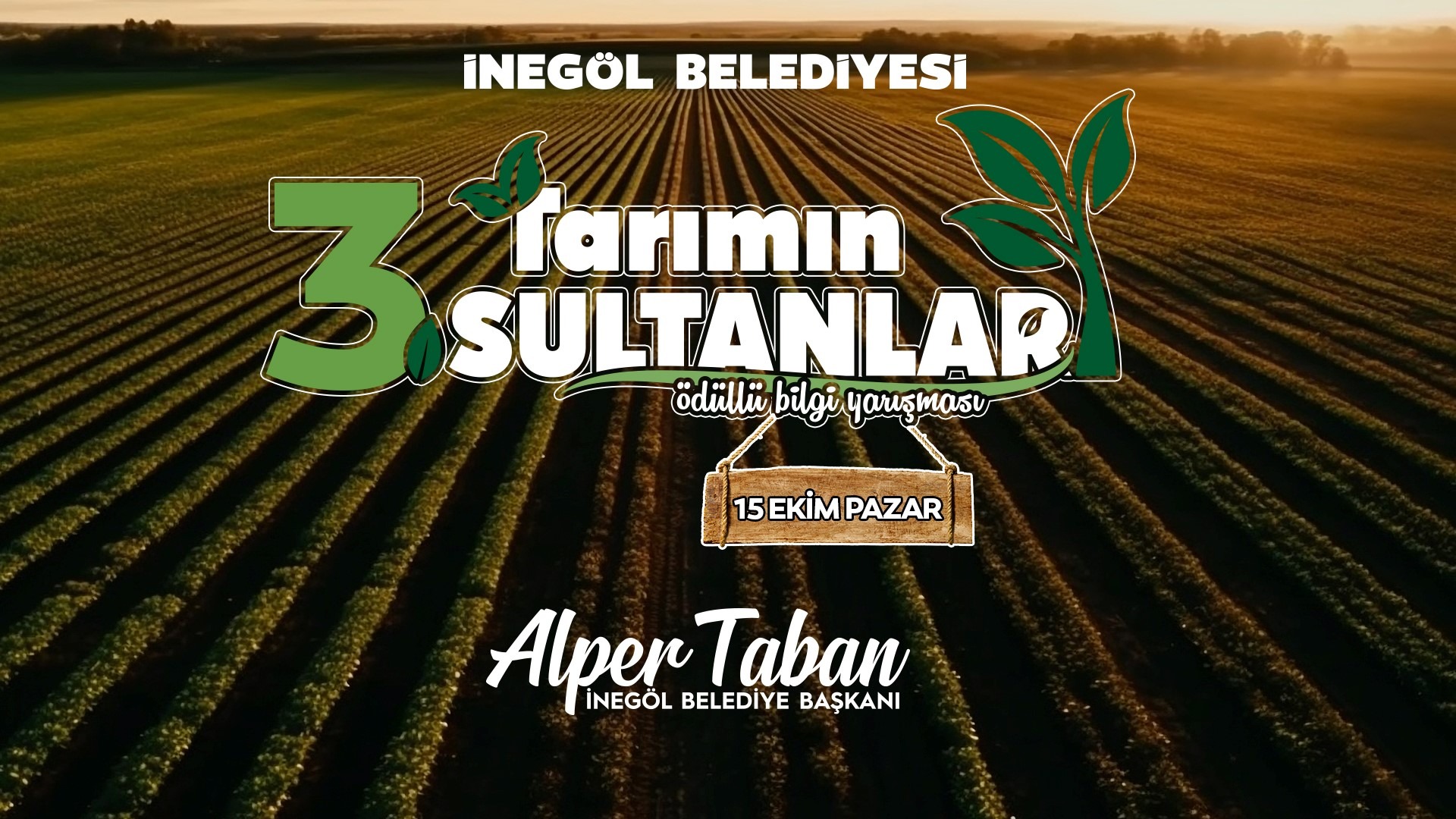 3. Tarımın Sultanları Bilgi Yarışması İçin Kayıtlar Başladı