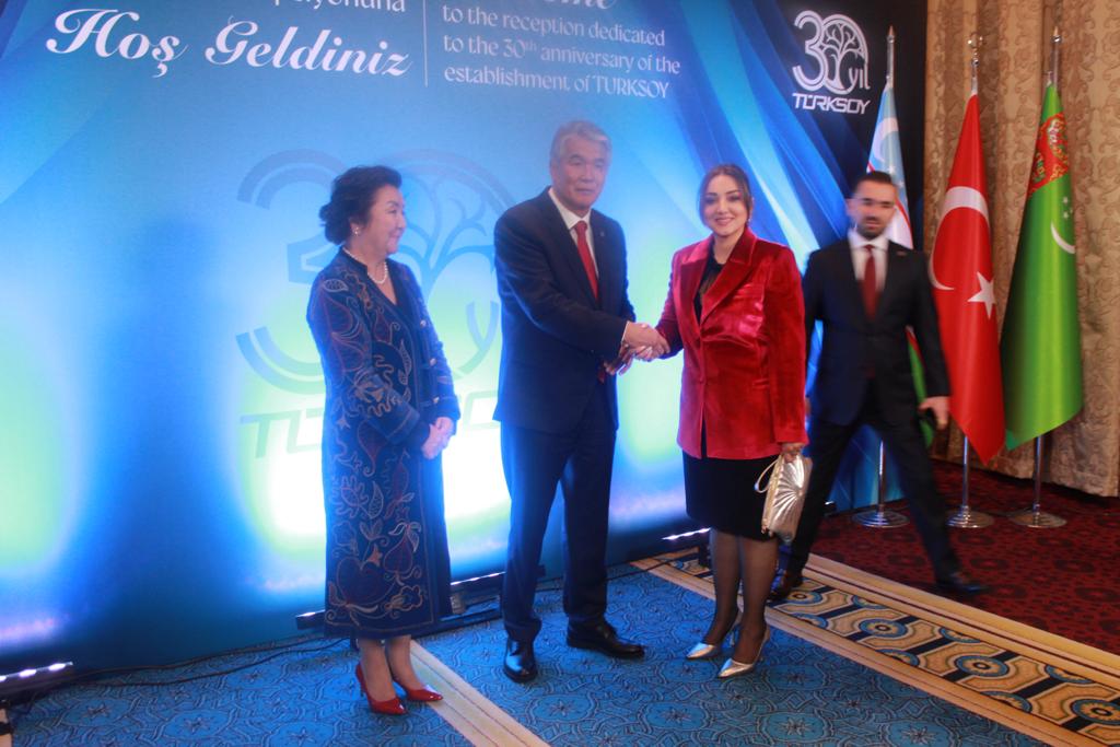 Nezaket Atasoy, TÜRKSOY'un 30. Yıl Resepsiyonu'na Katıldı