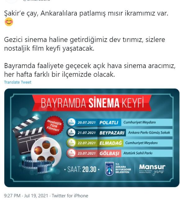 Ankara Büyükşehir Belediyesi, normalleşme