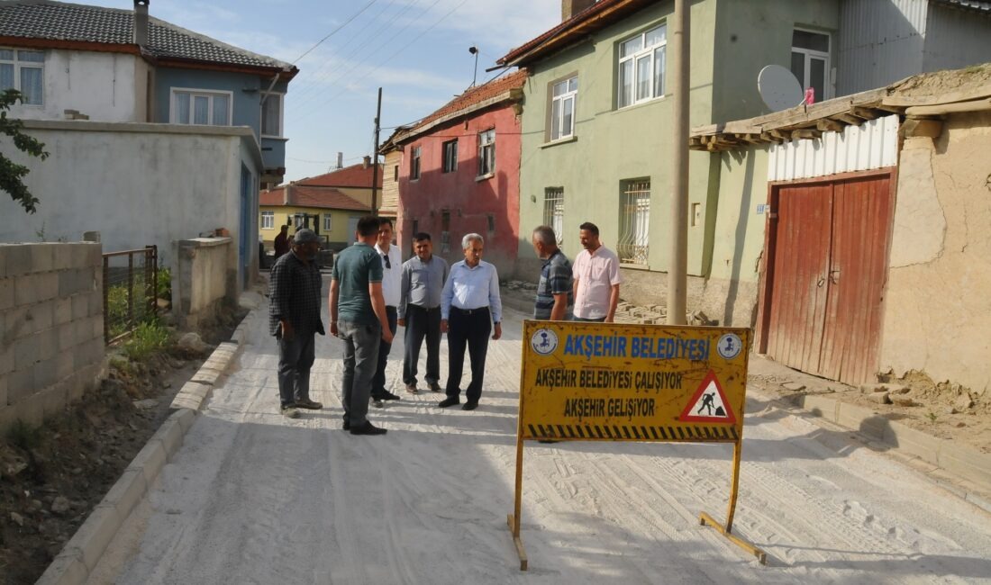 Akşehir Belediyesi, mahallelerde yaptığı