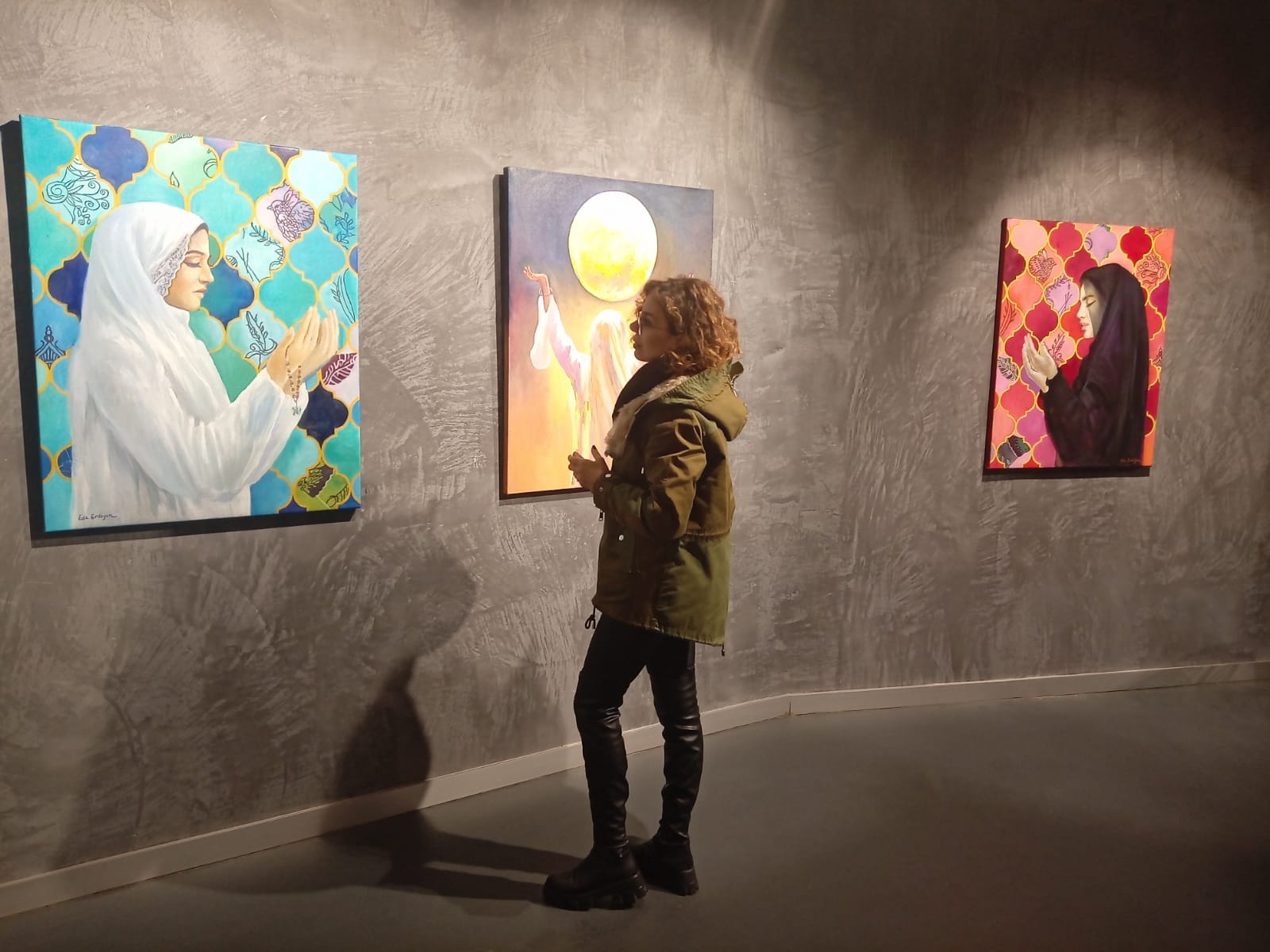 “Alem-i Şuhud ” sergisi sanatseverlerle buluştu