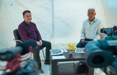 Ali Babacan yeniden deprem bölgesinde: ''Borçları silmek lazım