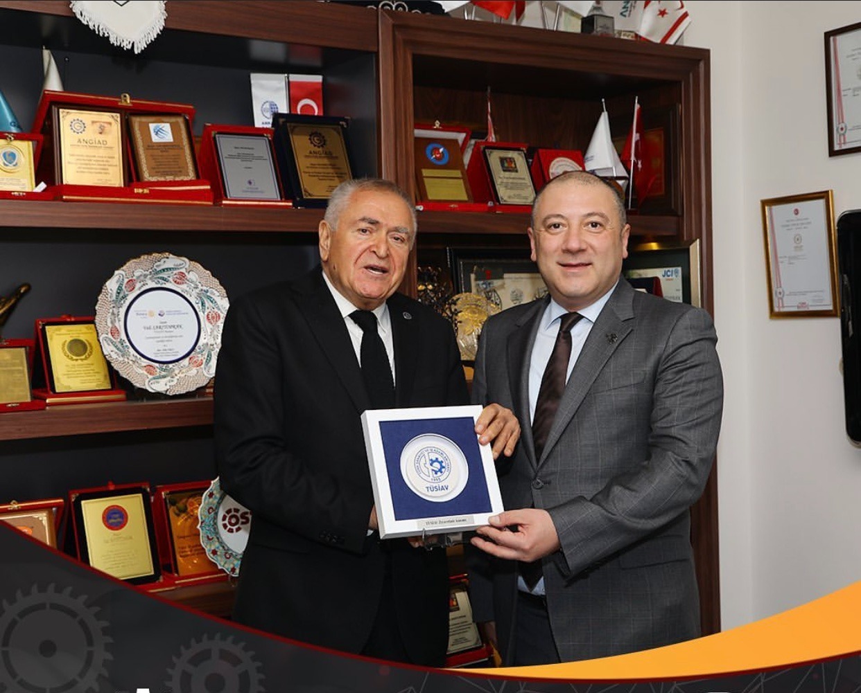 ANGİAD 15. Dönem Başkan Adayı Ertuğrul ONATdan TÜSİAV’a ziyaret...
