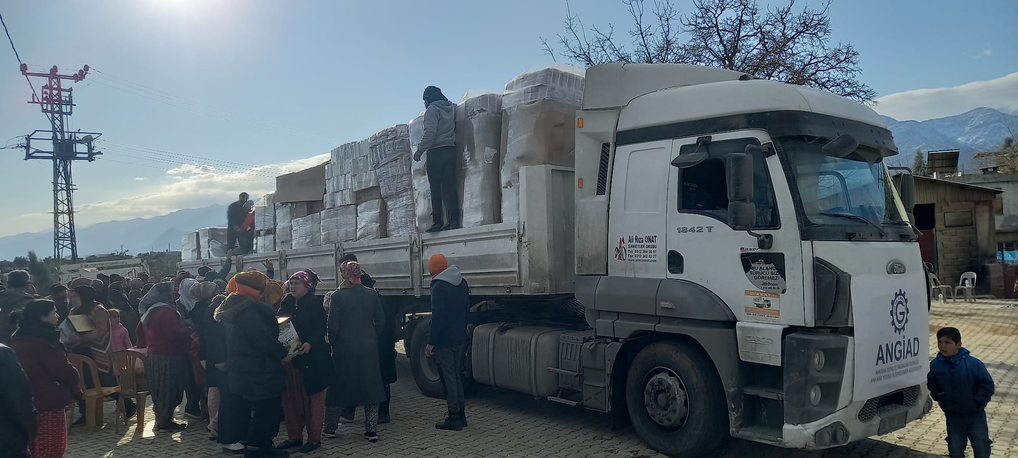 ANGİAD’ın Yardımı Afet Bölgesine Ulaştı