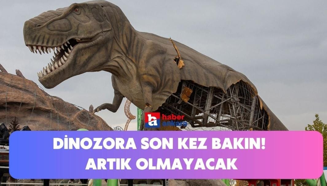 Ankapark dinozorları tarihe karışıyor!