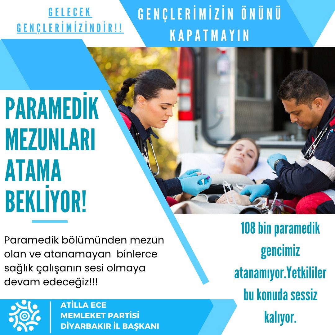 Atilla ECE : Gençlerimizin önünü açın