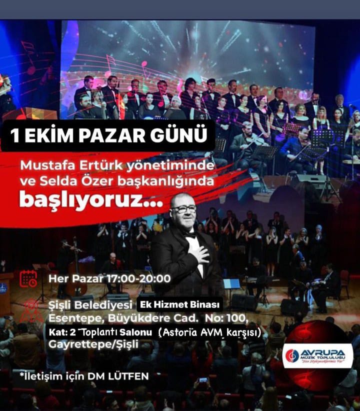 Avrupa Müzik Topluluğu kapılarını açıyor