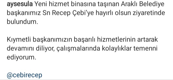 Ayşe Sula Köseoğlu Memleketi Trabzon'da