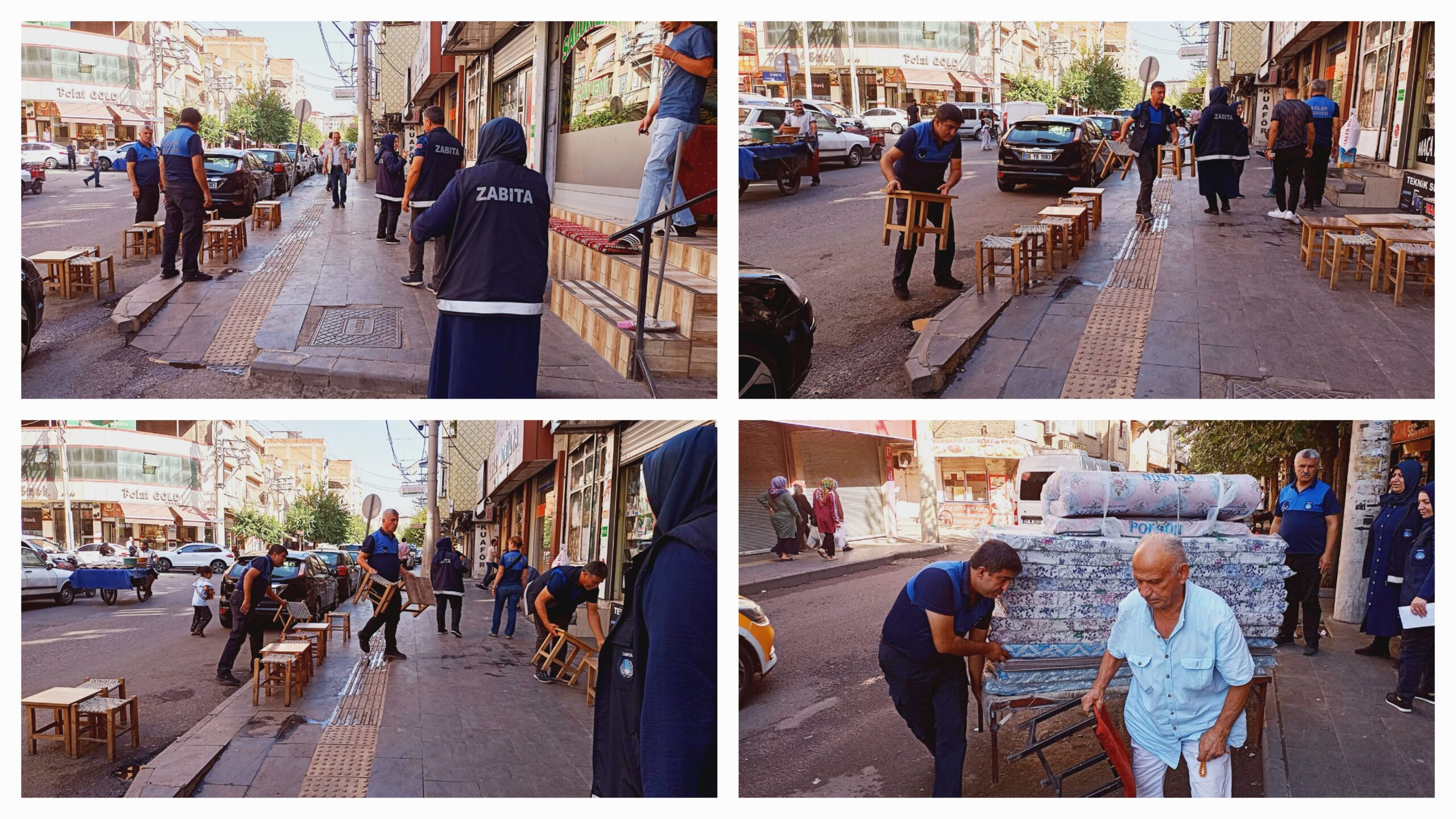 BAĞLAR’DA KALDIRIM İŞGALLERİNE KARŞI DENETİM SEFERBERLİĞİ