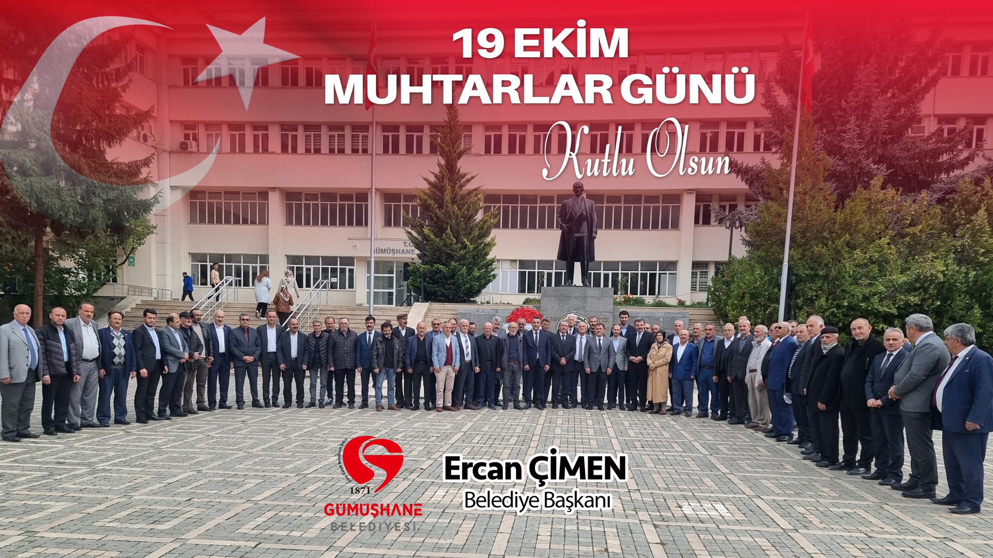 BAŞKAN ERCAN ÇİMEN MUHTARLARIN GÜNÜ'NÜ KUTLADI