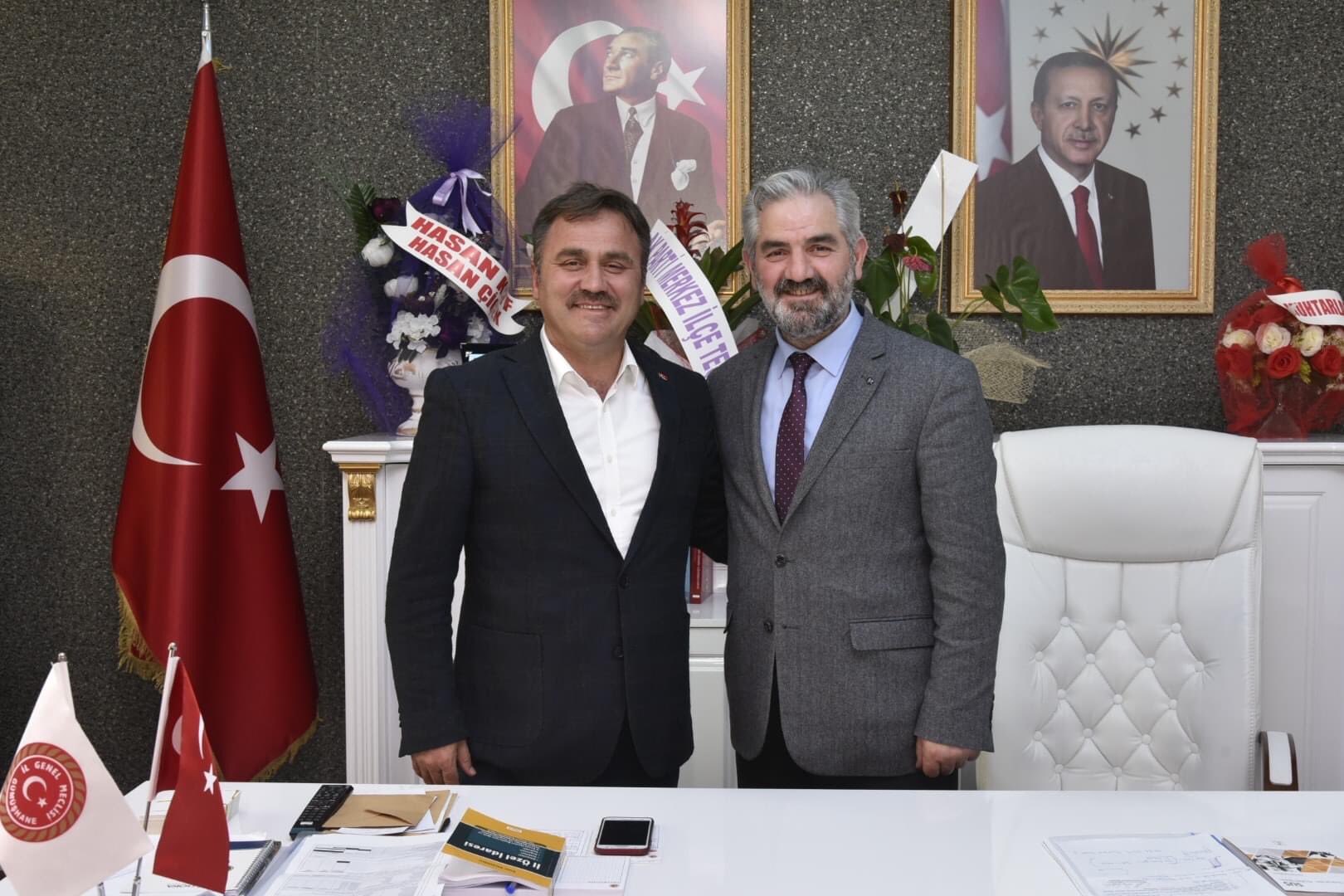 Başkan Ercan Çimen Yeni İl Başkanına Hayırlı olsun Mesajı Paylaştı