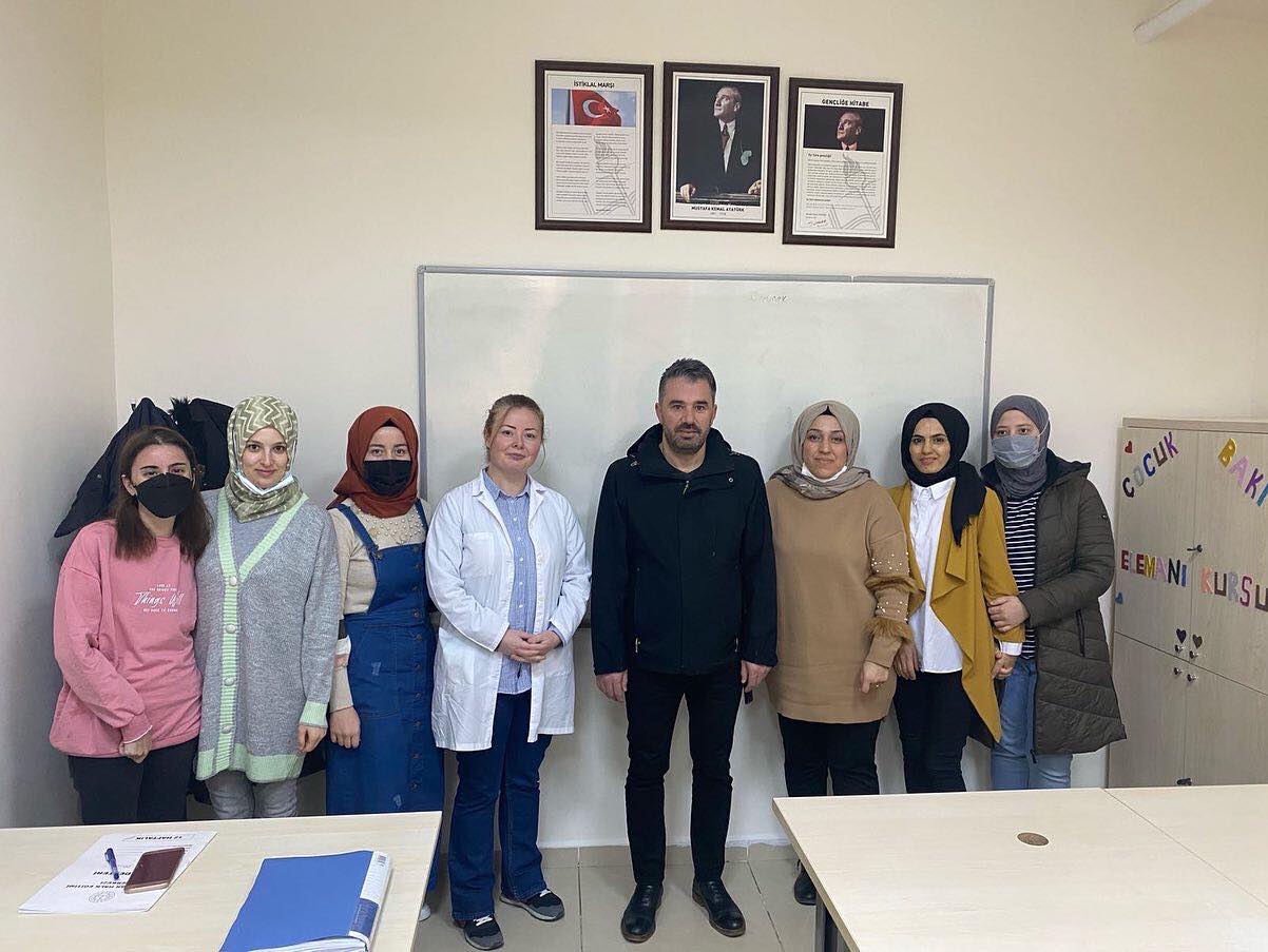 Başkan Ertuğrul Çetin’den Kursiyerlere Sürpriz Ziyaret...