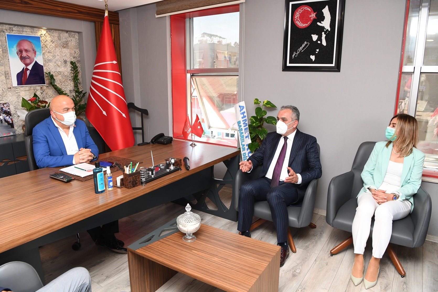 Başkan Esen’den CHP İl Başkan’ı Cengiz’e ziyaret