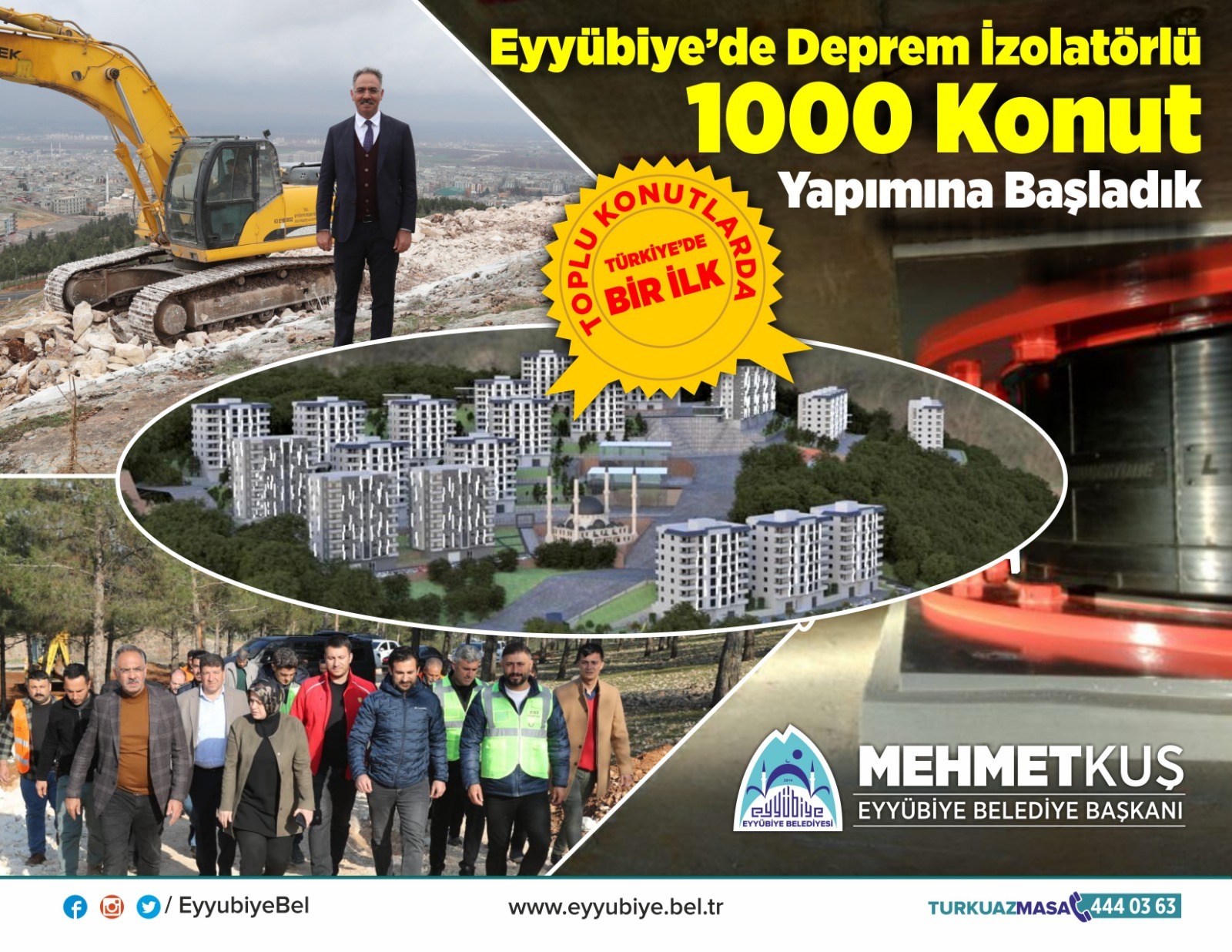 Başkan Mehmet Kuş : Tedbir bizden, Takdir Allah'tan