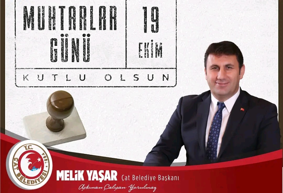 Başkan Melik Yaşar Muhtarlar Günü’nü Kutladı