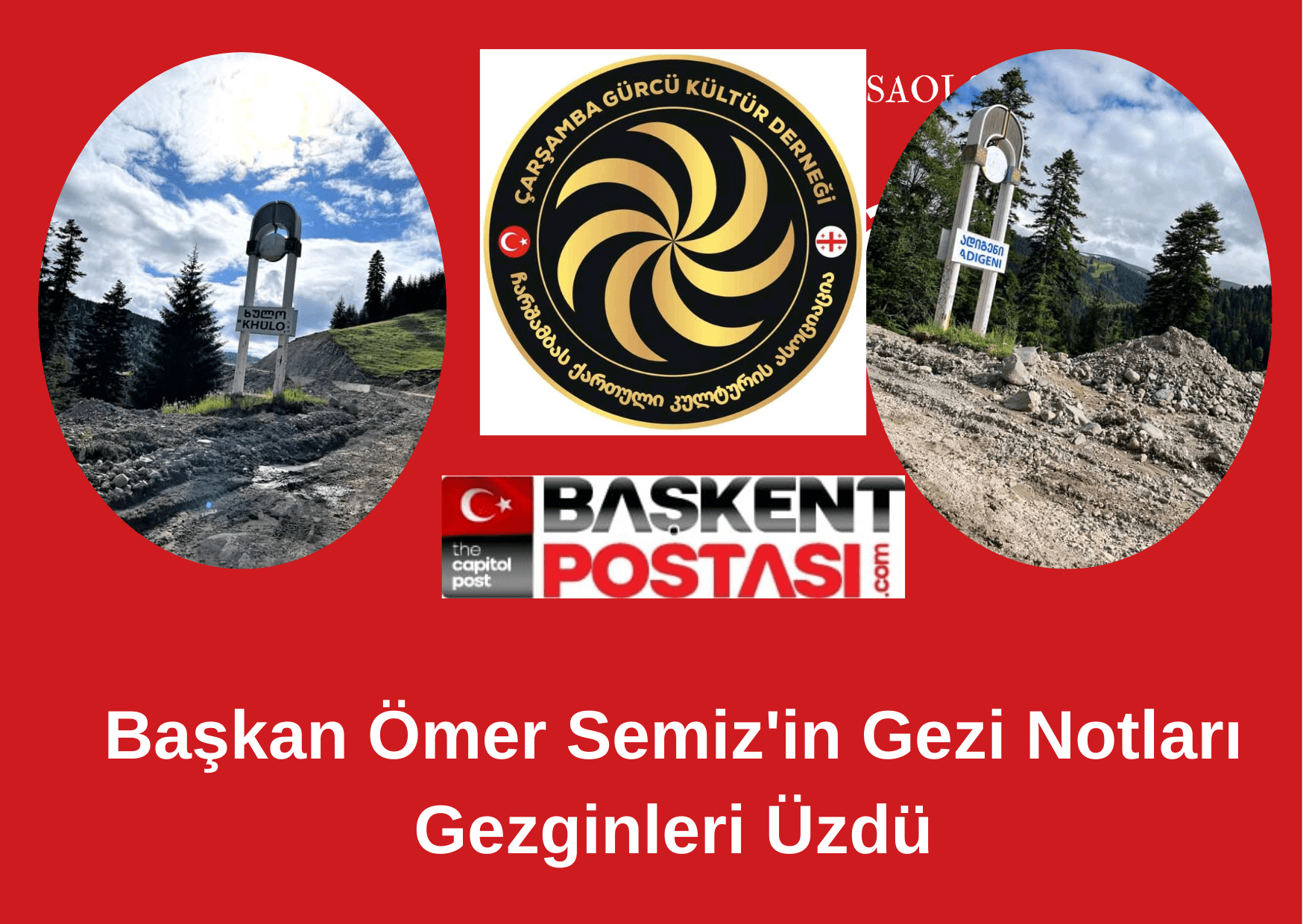 Başkan Ömer Semiz'in Gezi Notları Gezginleri Üzdü