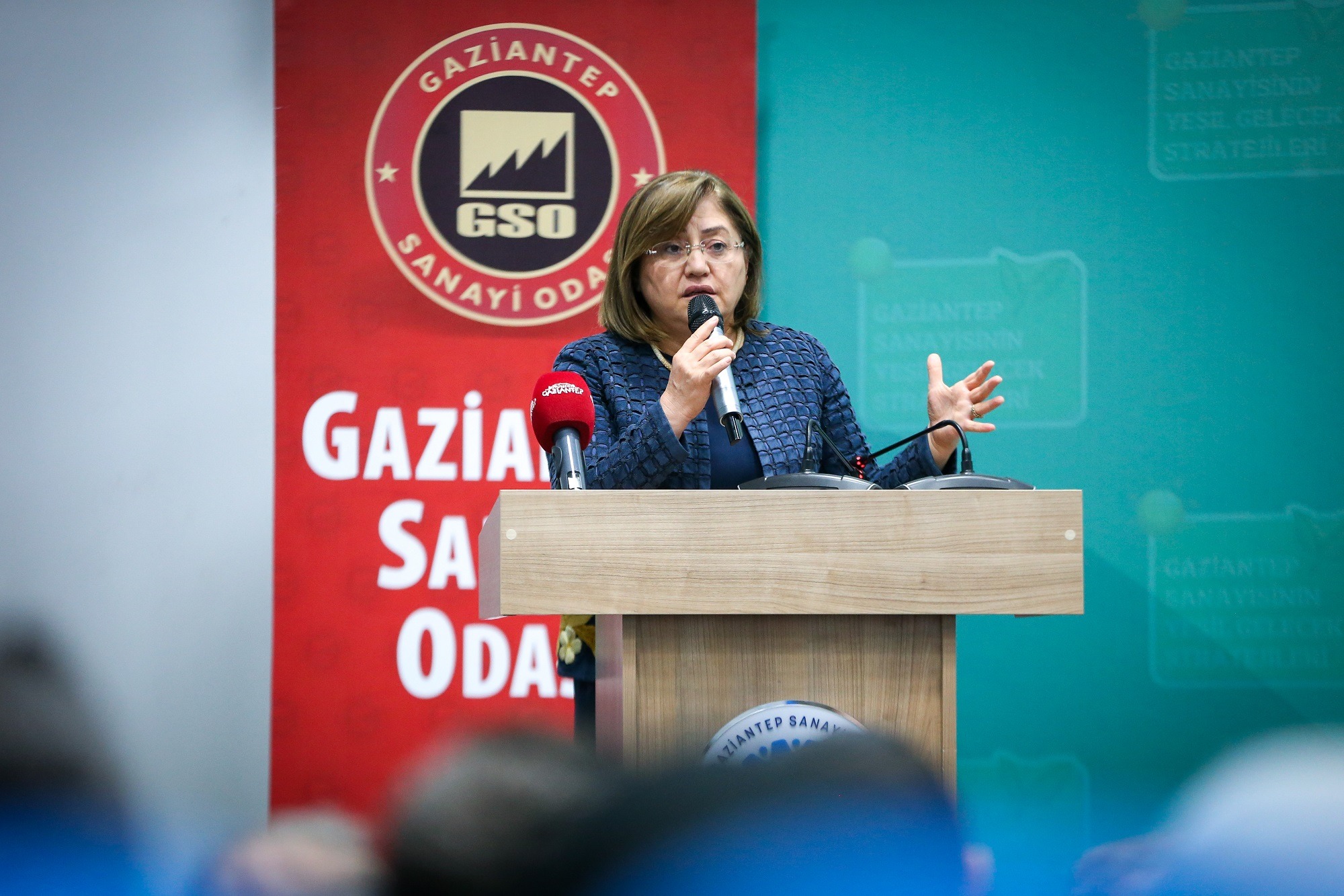 BAŞKAN ŞAHİN, GAZİANTEP ORGANİZE SANAYİ BÖLGESİ İKLİM EYLEM PLANINDA KONUŞTU