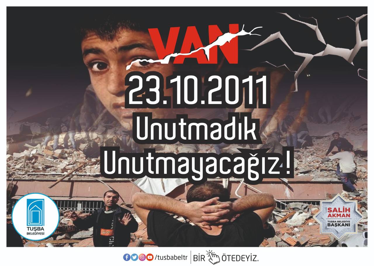 BAŞKAN SALİH AKMAN  VAN DEPREMİ 'NİN 11. YIL DÖNÜMÜNDE MESAJ YAYINLADI