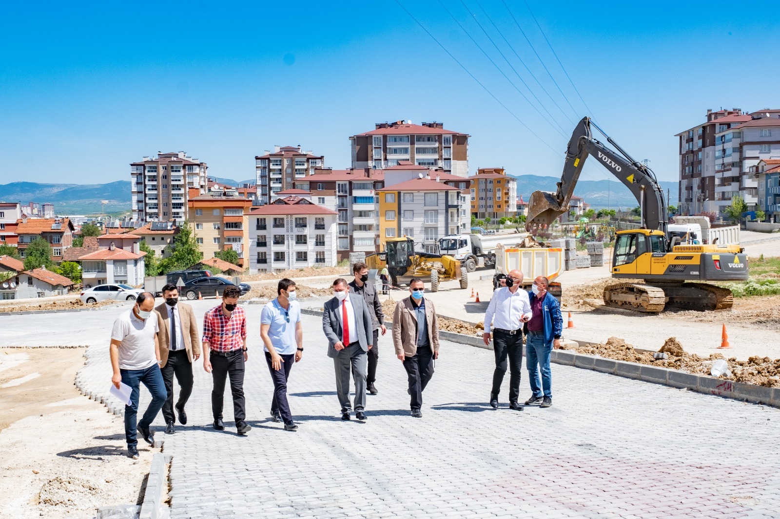 BAŞKAN VİDİNLİOĞLU SAHA ÇALIŞMALARINI İNCELEDİ