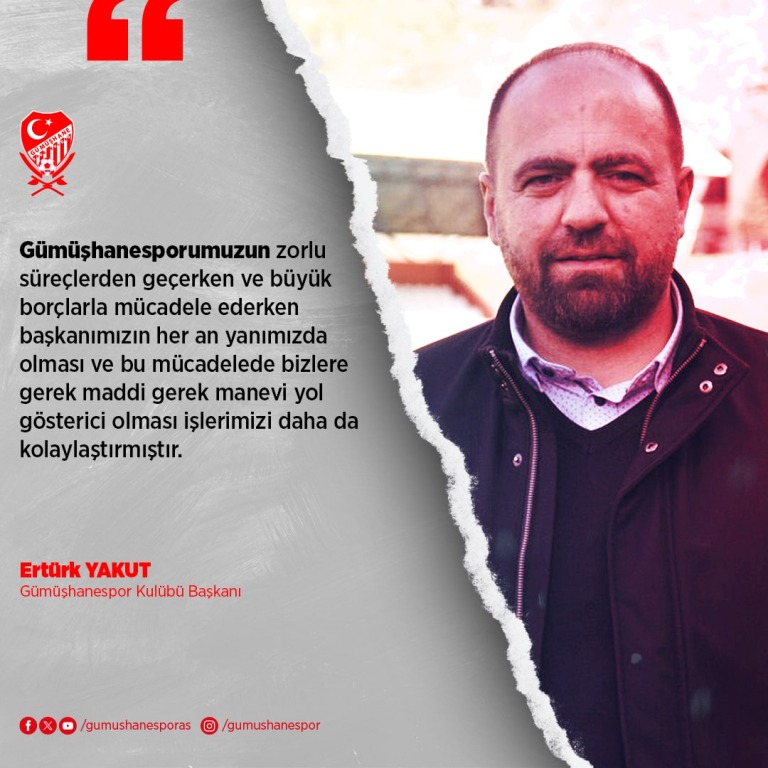 Başkan Yakut: Belediye Başkanımız Ercan Çimen’e Teşekkür Ederiz