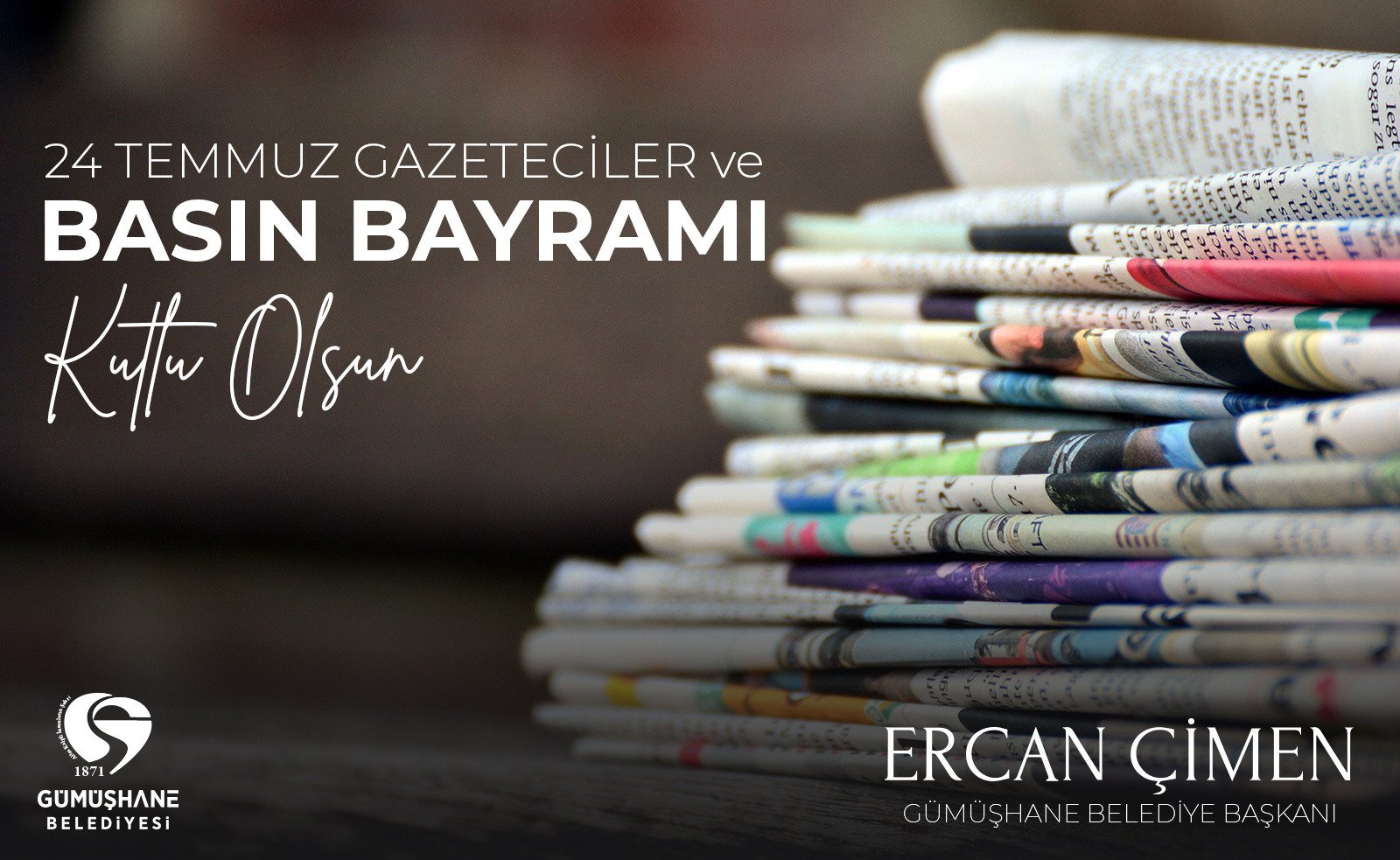 Başkanı Ercan Çimen Basın Bayramını Kutladı