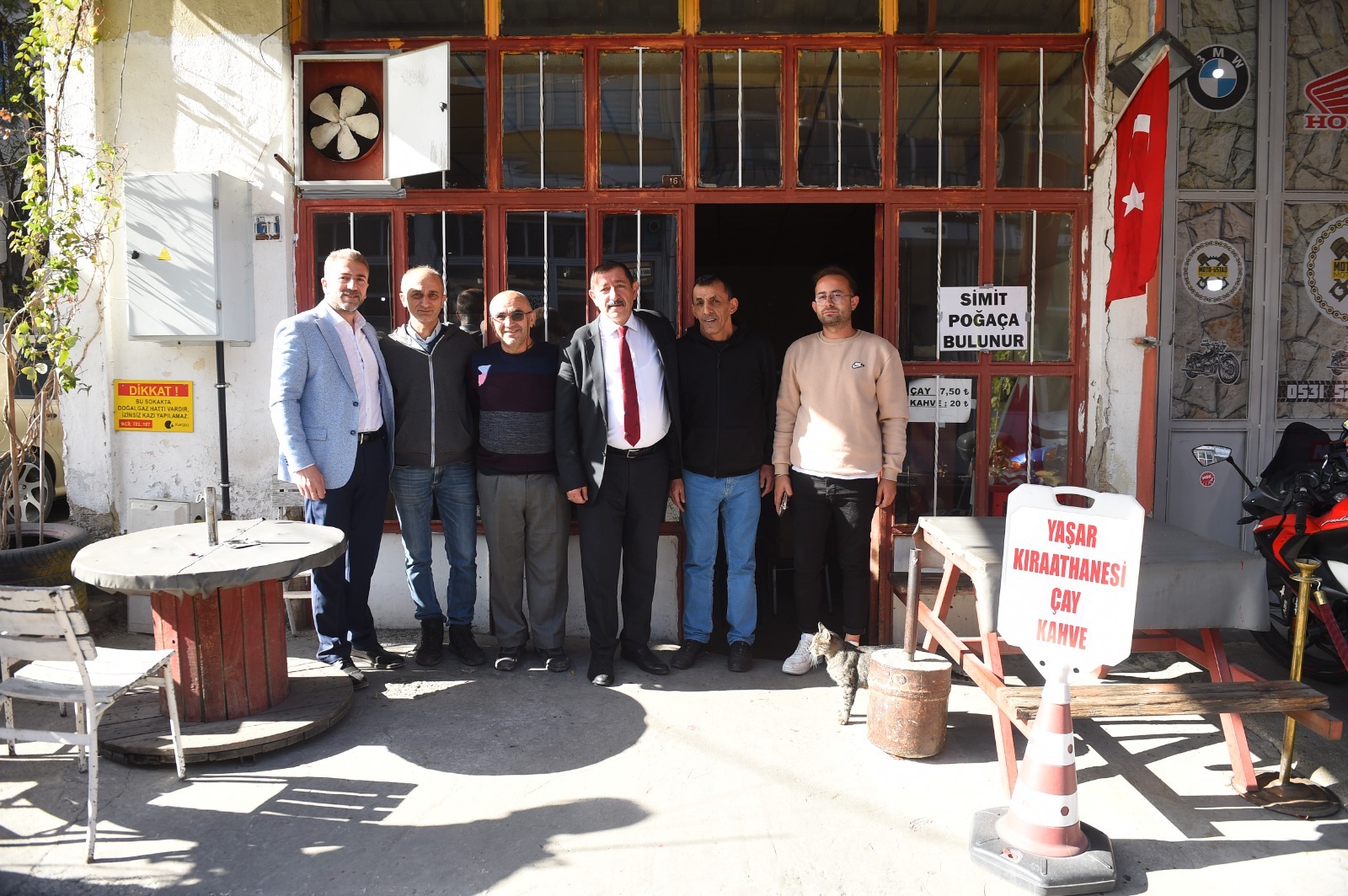 Belediye Başkanı Op. Dr. Rahmi Galip Vidinlioğlu eski sanayi sitesi esnafını ziyaret etti