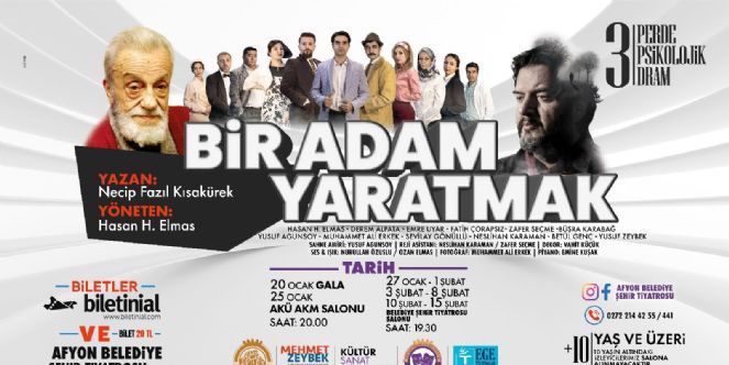 BELEDİYE ŞEHİR TİYATROSU PERDELERİNİ AÇIYOR