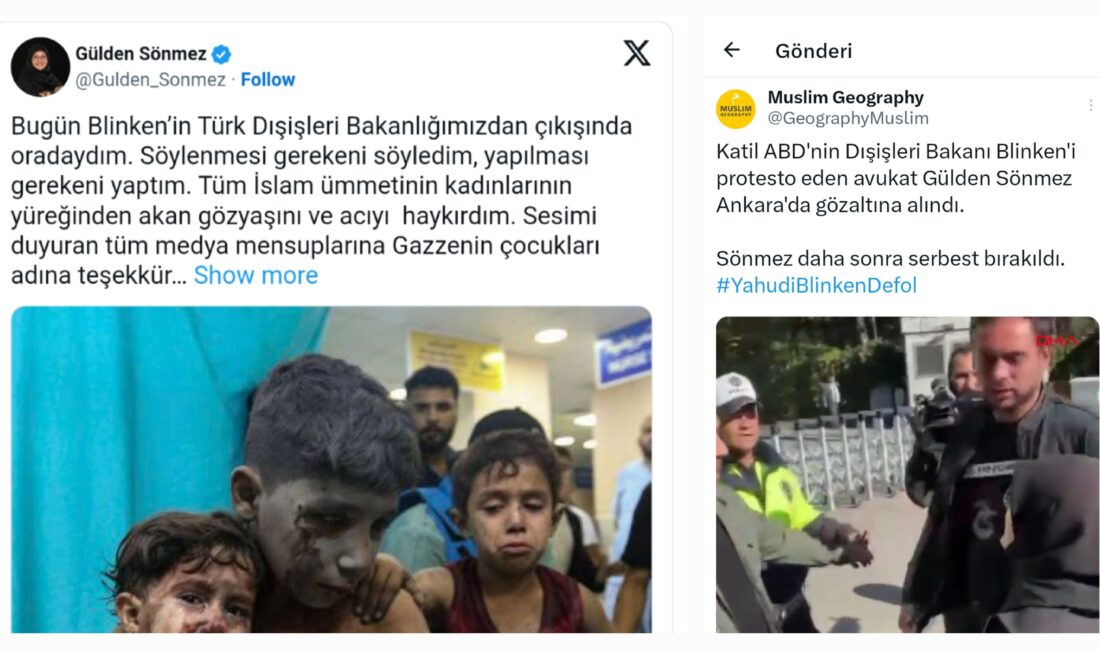 Blinken’ı Protesto Eden Avukat