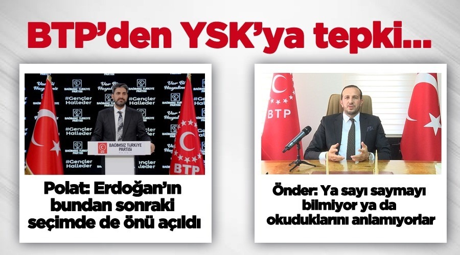 BTP’den muhalefete 6 maddelik tavsiye…