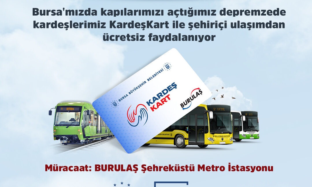 Bursa Büyükşehir Belediyesi, depremin