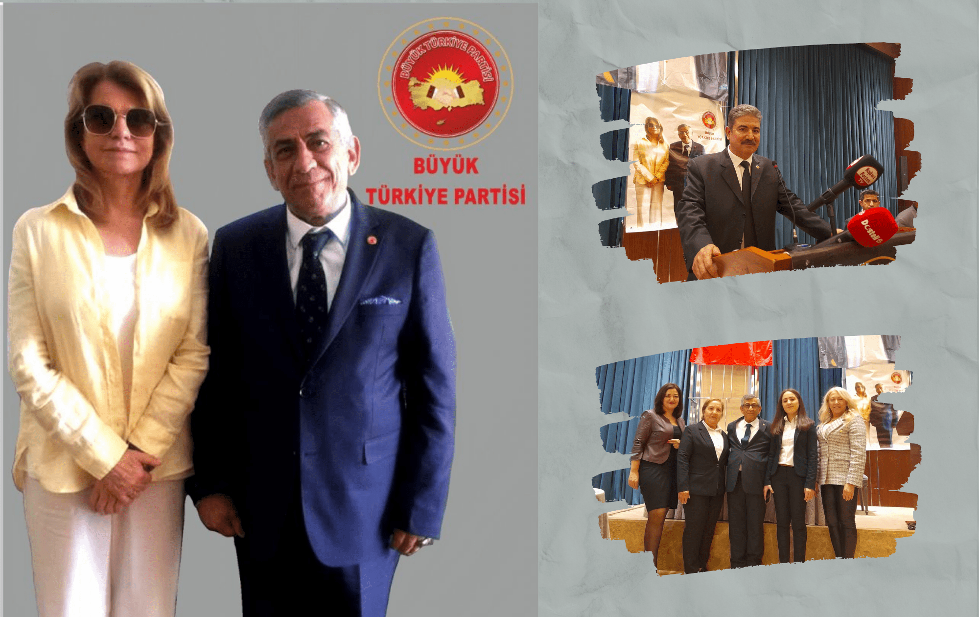 Büyük Türkiye Partisi Ankara İl Başkanığı'nda Bayrak Değişimi Yapıldı