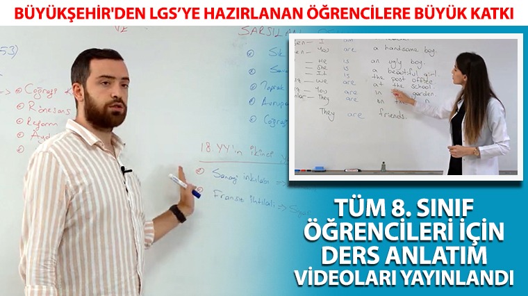 Büyükşehir’den LGS’ye Hazırlanan Öğrencilere Büyük Katkı