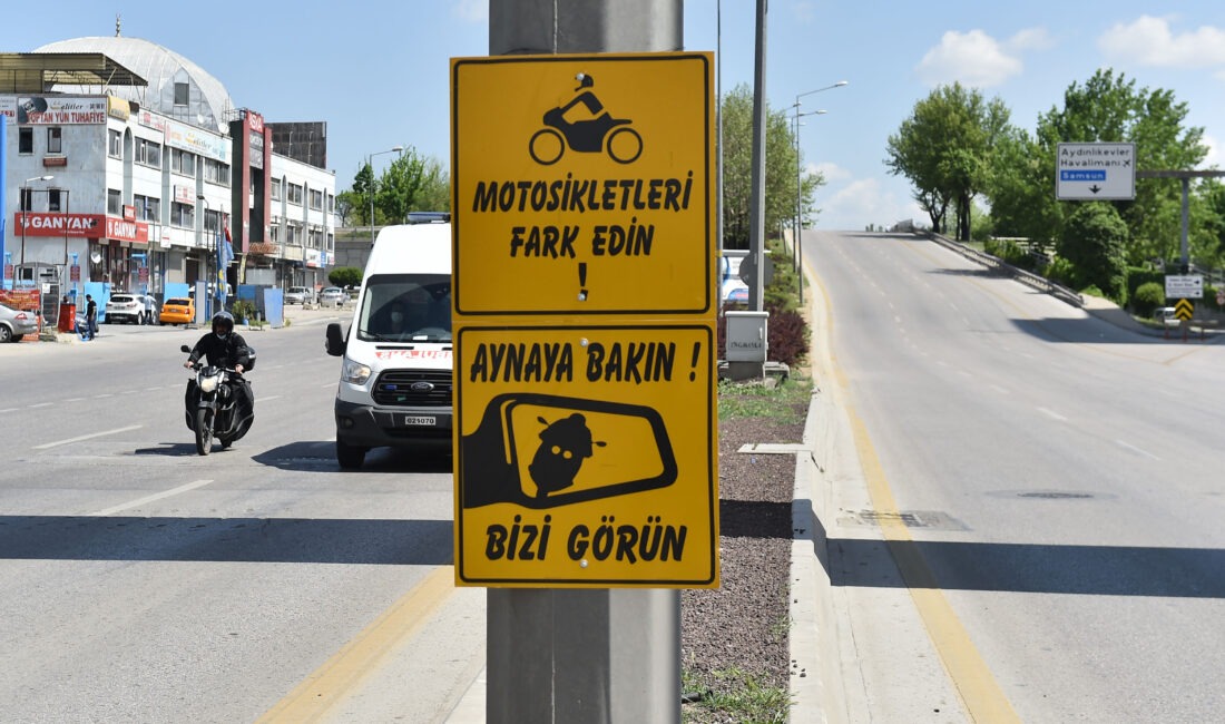 Büyükşehir Belediyesi, trafikte motosiklet