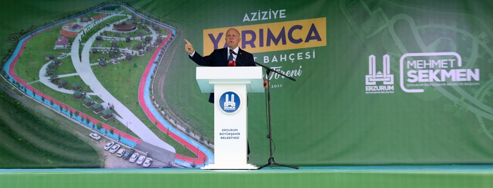 BÜYÜKŞEHİR’DEN YENİ BİR ÇEVRE YATIRIMI DAHA: YARIMCA MİLLET BAHÇESİ AÇILDI