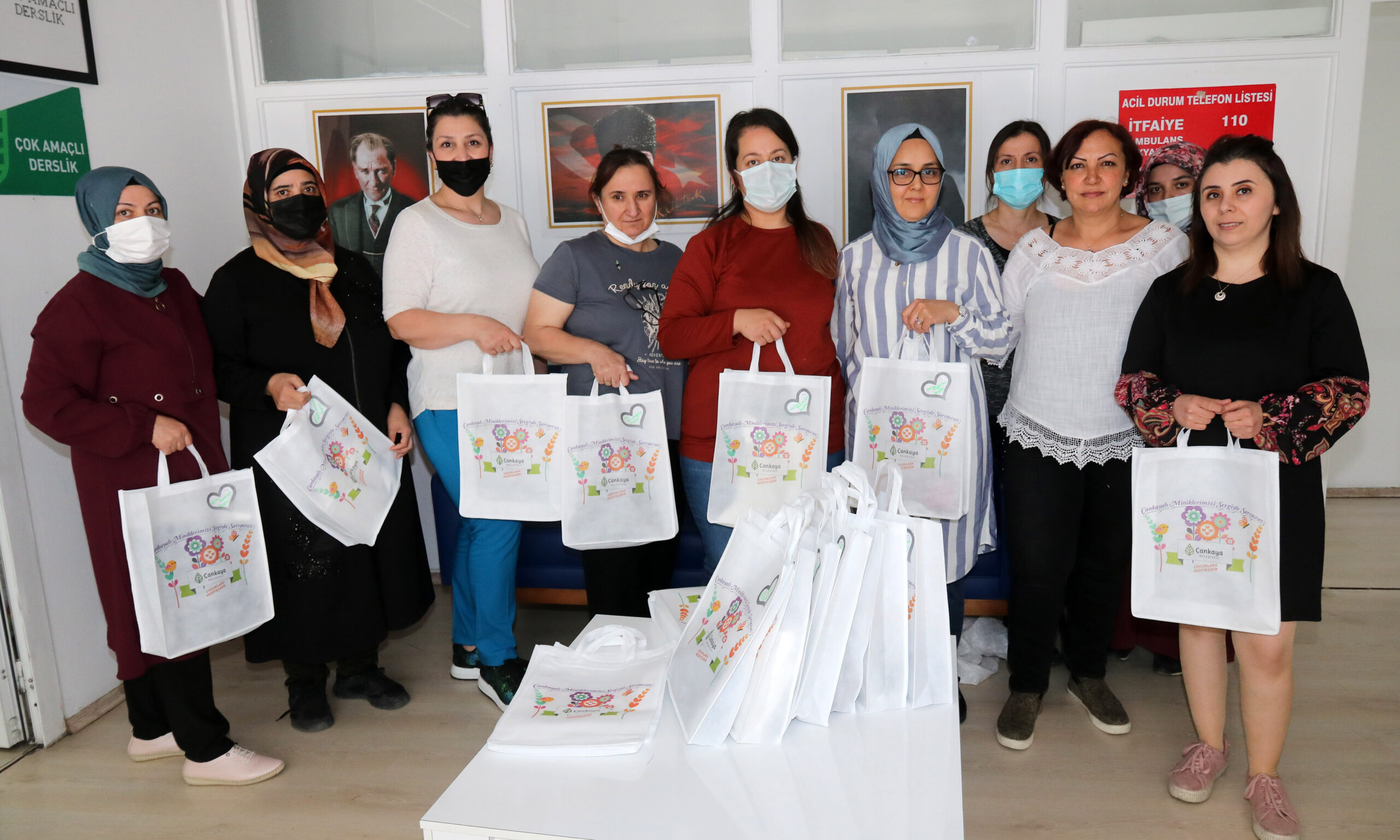 ÇANKAYA ÇOCUKLARIN YÜZÜNÜ GÜLDÜRDÜ 