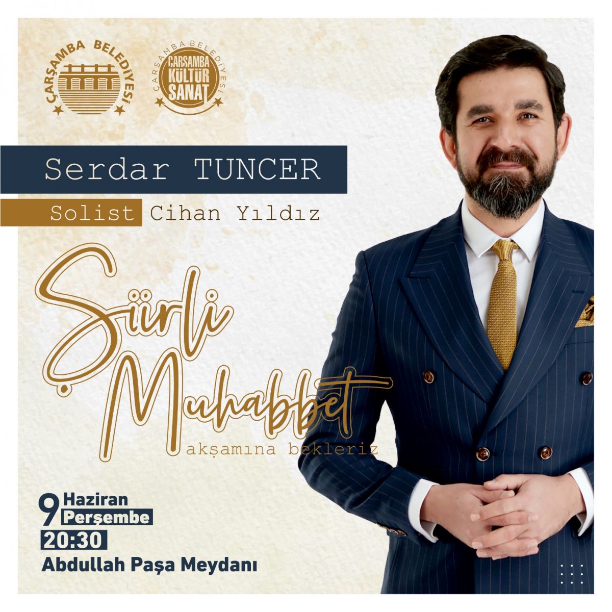 ÇARŞAMBA BELEDİYESİ SERDAR TUNCER’İ AĞIRLIYOR