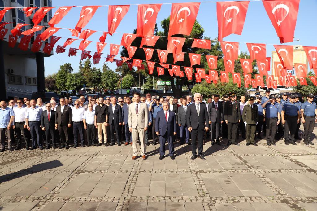 Çarşamba'da 30 Ağustos Zafer Bayramı Düzenlenen Törenle Kutlandı