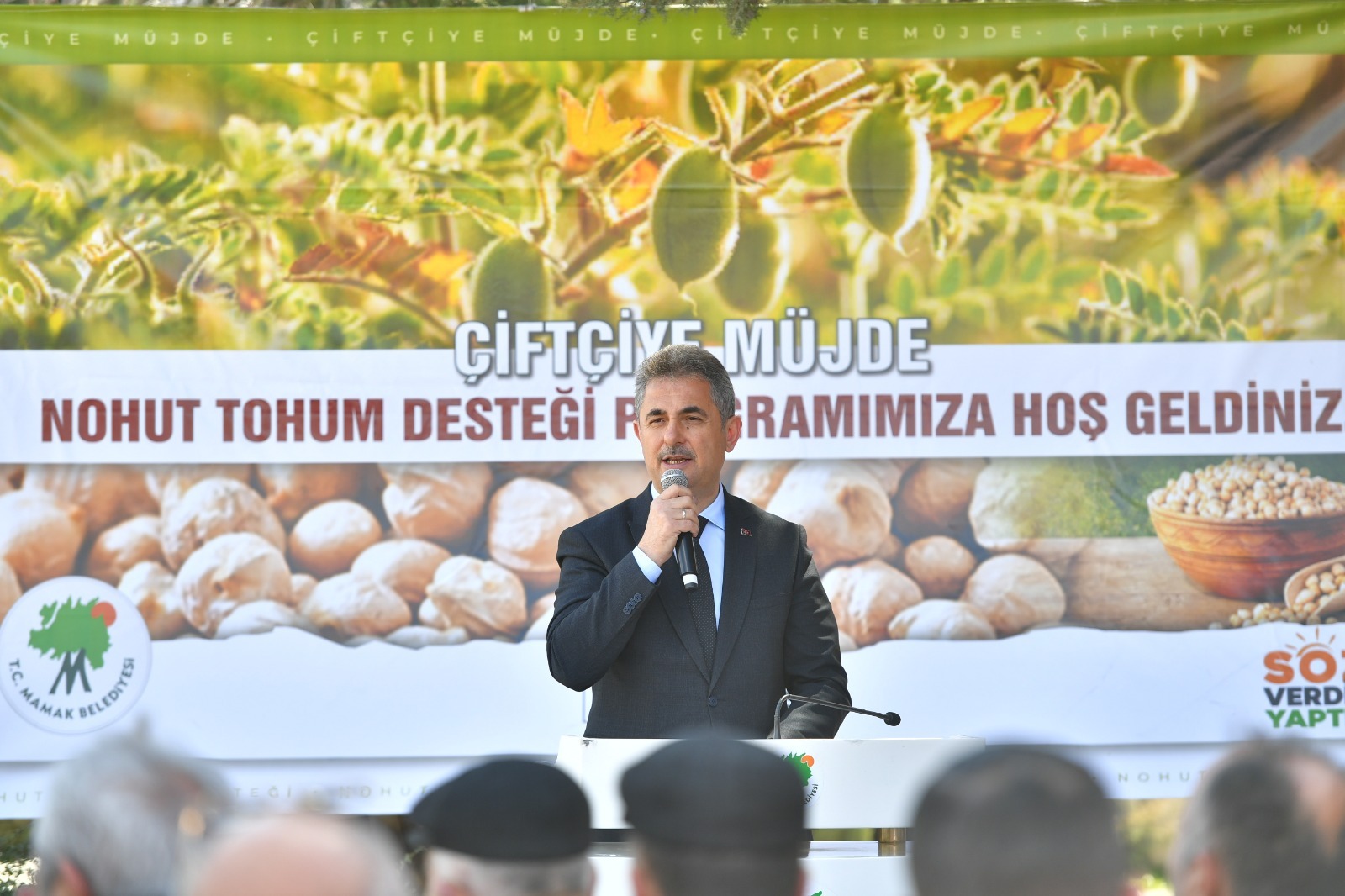 Çiftçilere Nohut Tohumu Desteği