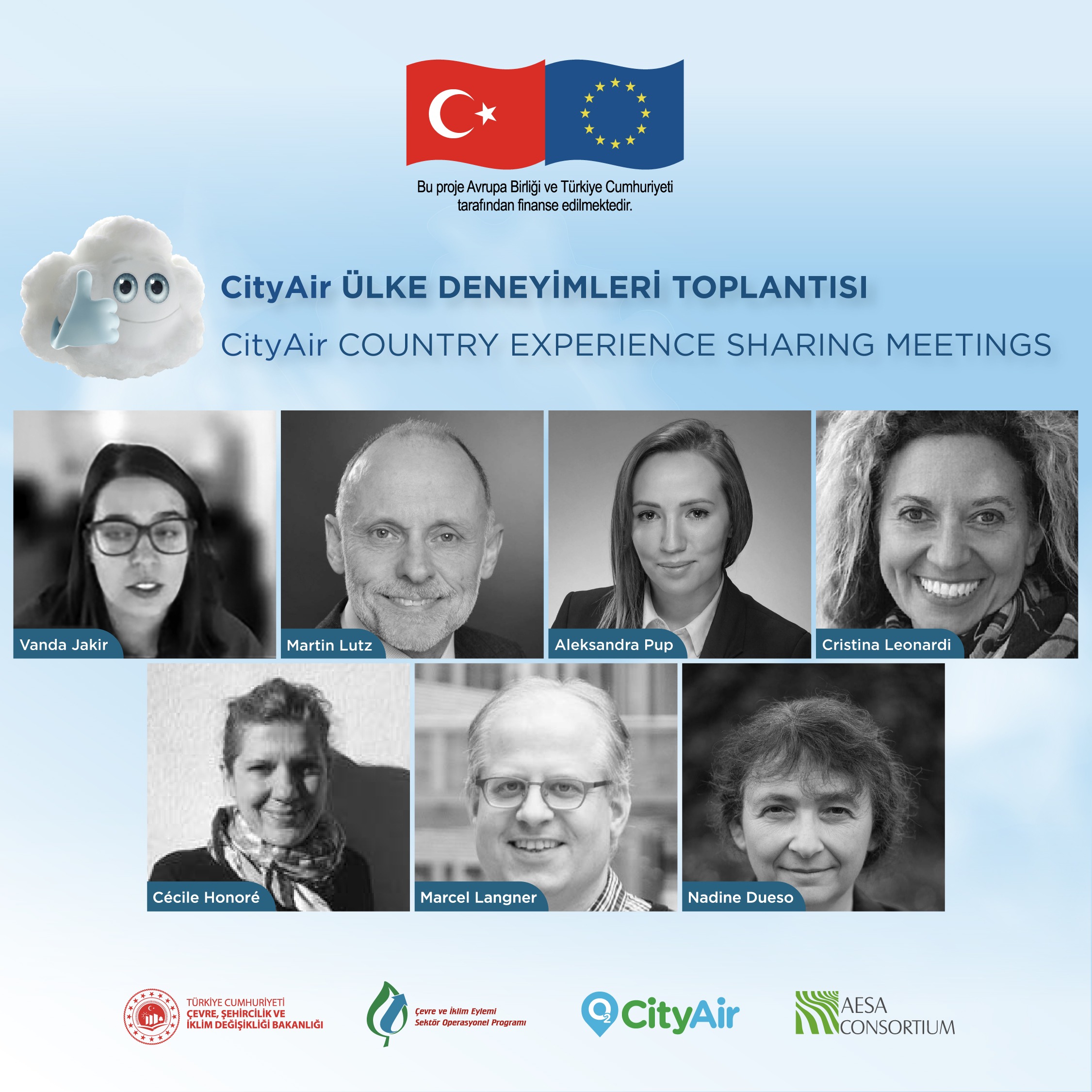 CityAir Projesi tarafından Düzenlenen “Hava Kirliliği ile Mücadele Çevrimiçi Çalışma Turu” programında, Avrupa Birliği Üyesi Ülkelerden Tecrübeler aktarıldı.