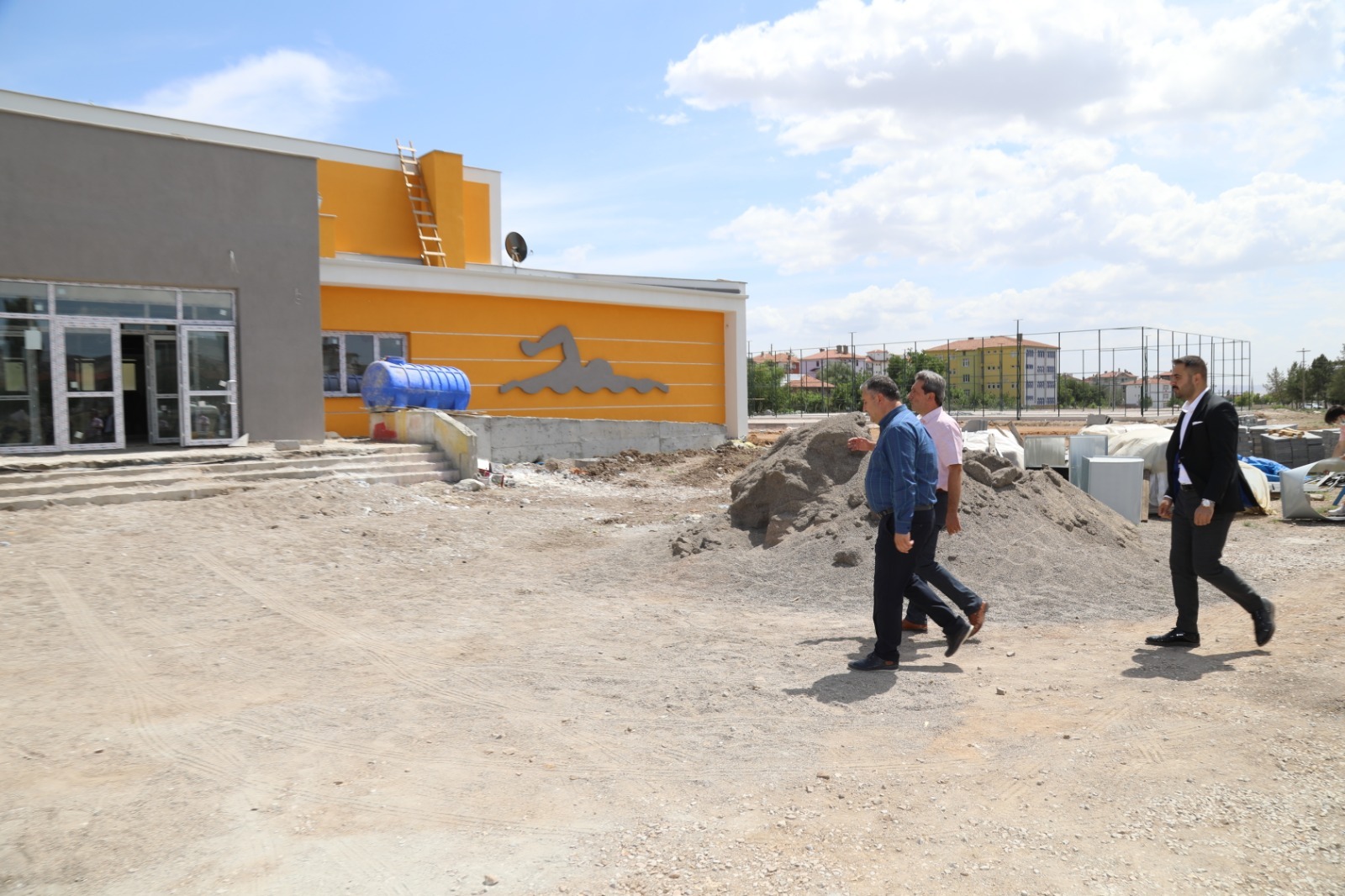 Çubuk Belediye Başkanı Demirbaş, çalışmaları yerinde inceledi