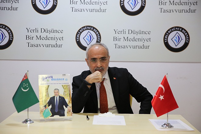 Cumhurbaşkanı Başdanışmanı Yalçın Topçu :  “Dünya dursun, sen dur Türkmenistan’ım”