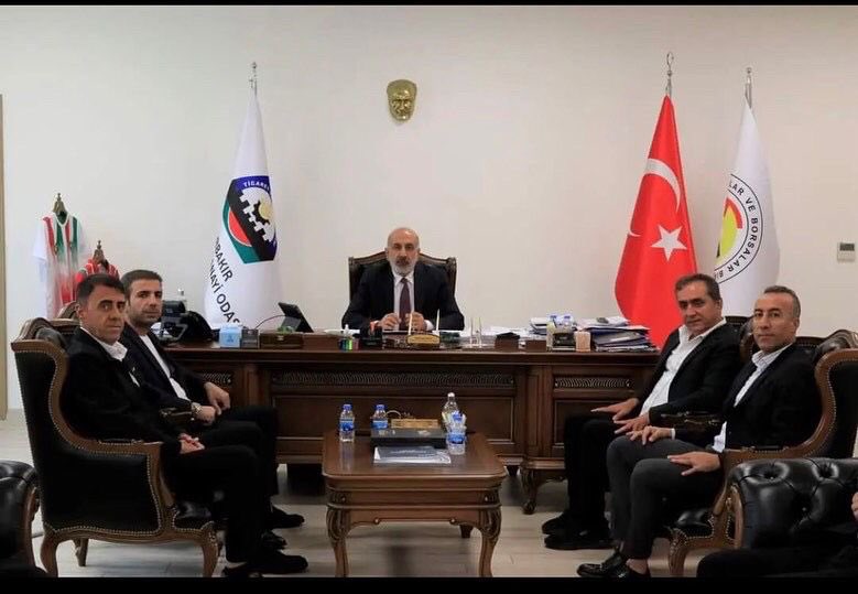 Dimder Başkanı Aziz Elaldı DTSO Başkanı Mehmet Kaya'yı Ziyaret Etti